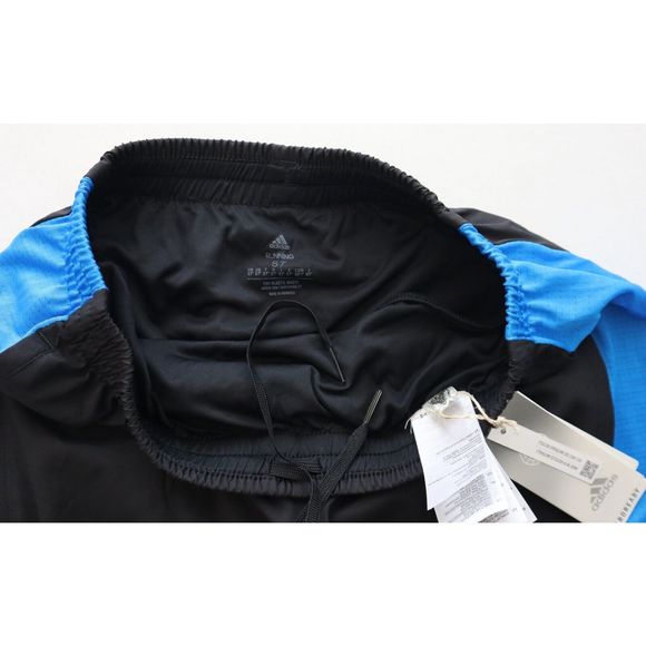adidas HB7461 Men's Sz Small Black/Blue Own The Run 7" Running Shorts - Picture 3 of 10